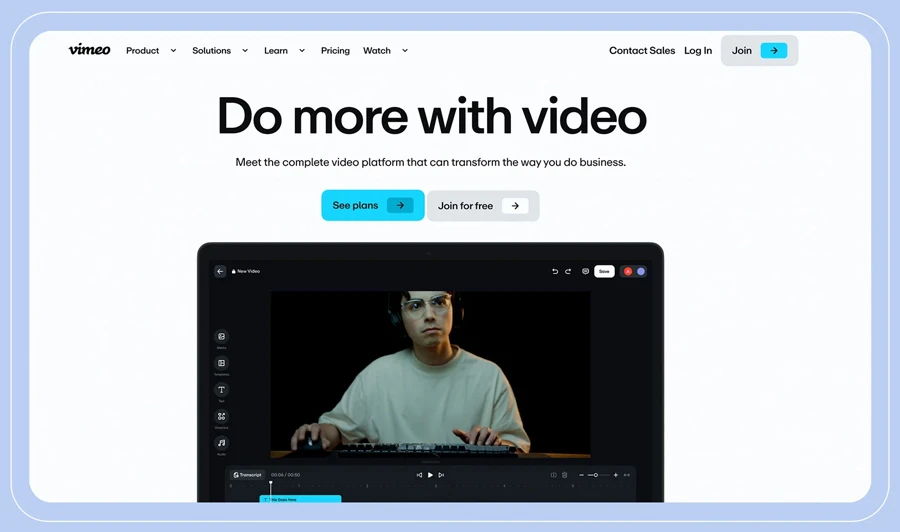 Vimeo để tạo nội dung