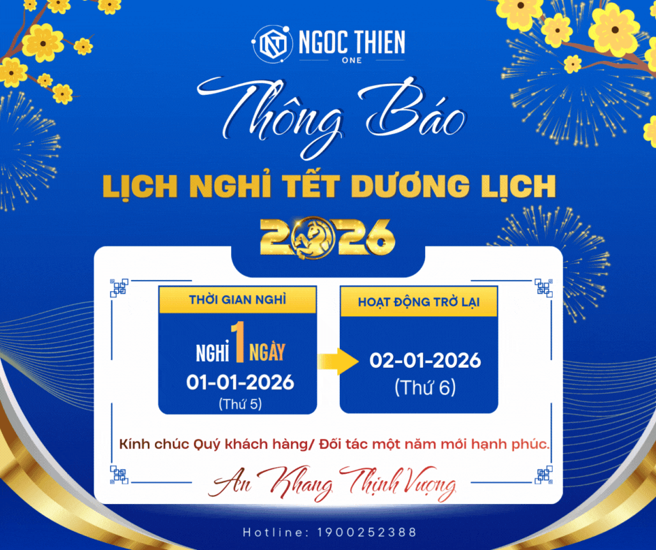 Thông báo lịch nghỉ Tết Dương lịch 2026