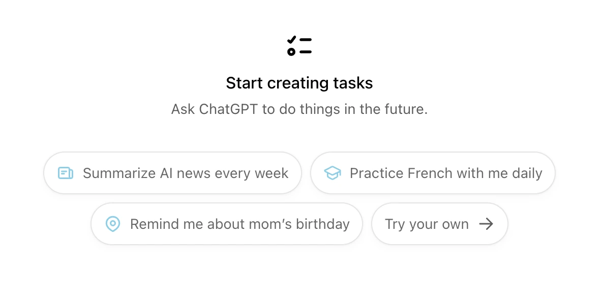 Tìm hiểu tính năng Tasks trong ChatGPT