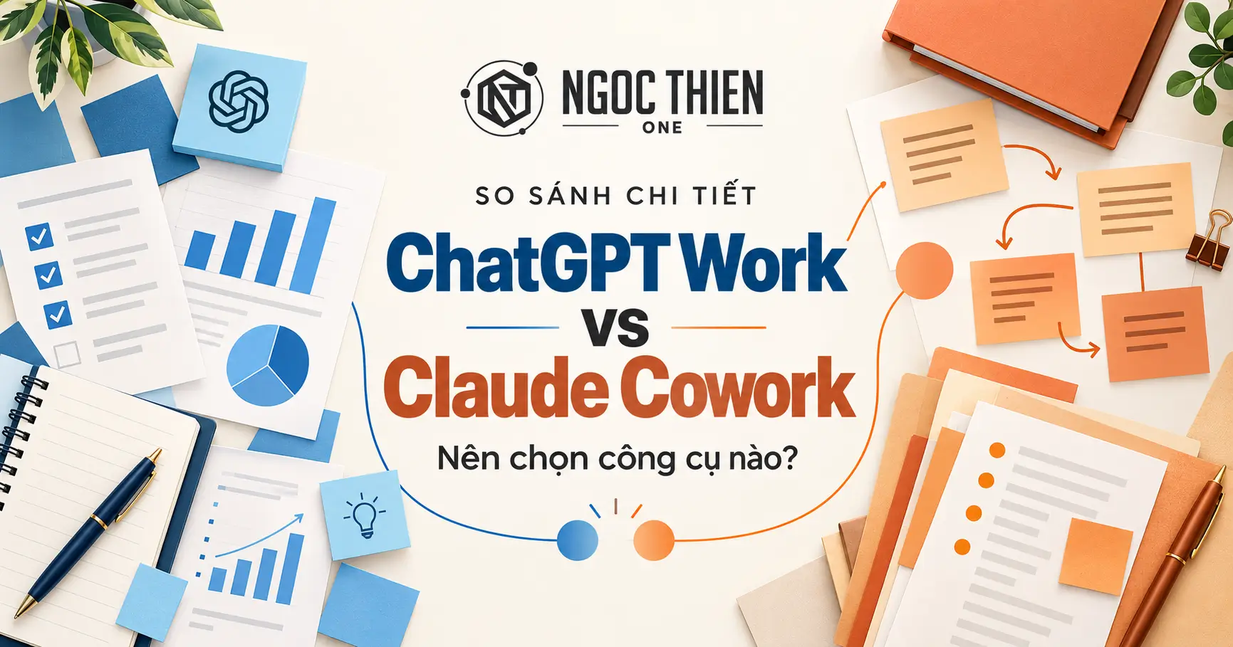 So sánh ChatGPT Work vs Claude Cowork chi tiết A-Z