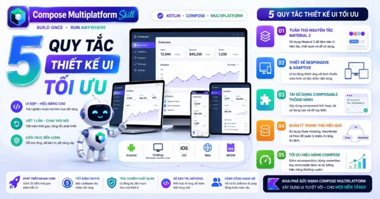 Compose Multiplatform Skill: 5 Quy Tắc Thiết Kế UI Tối Ưu