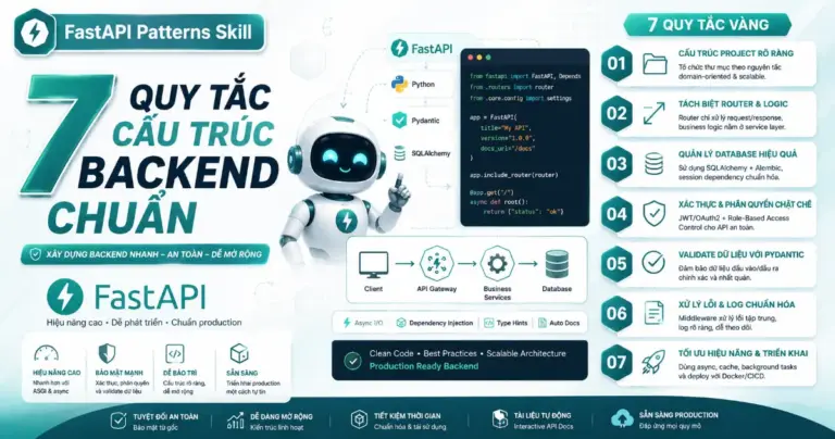 FastAPI Patterns: 7 Quy Tắc Cấu Trúc Backend Chuẩn