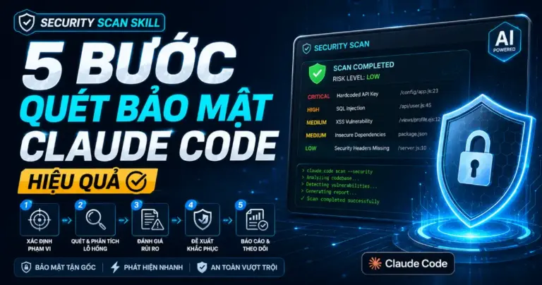 Security Scan Skill: 5 Bước Quét Bảo Mật Claude Code Hiệu Quả