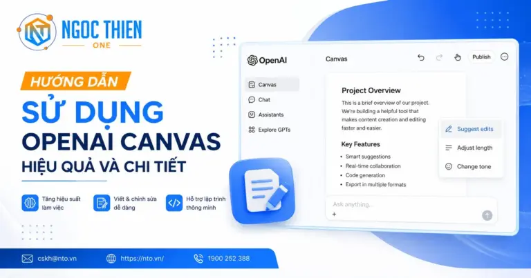 Hướng dẫn sử dụng OpenAI Canvas hiệu quả và chi tiết