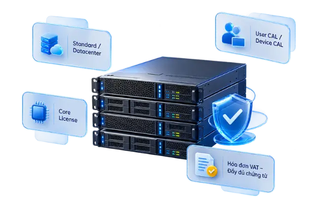 Mua bản quyền Windows Server 2025 có hóa đơn VAT