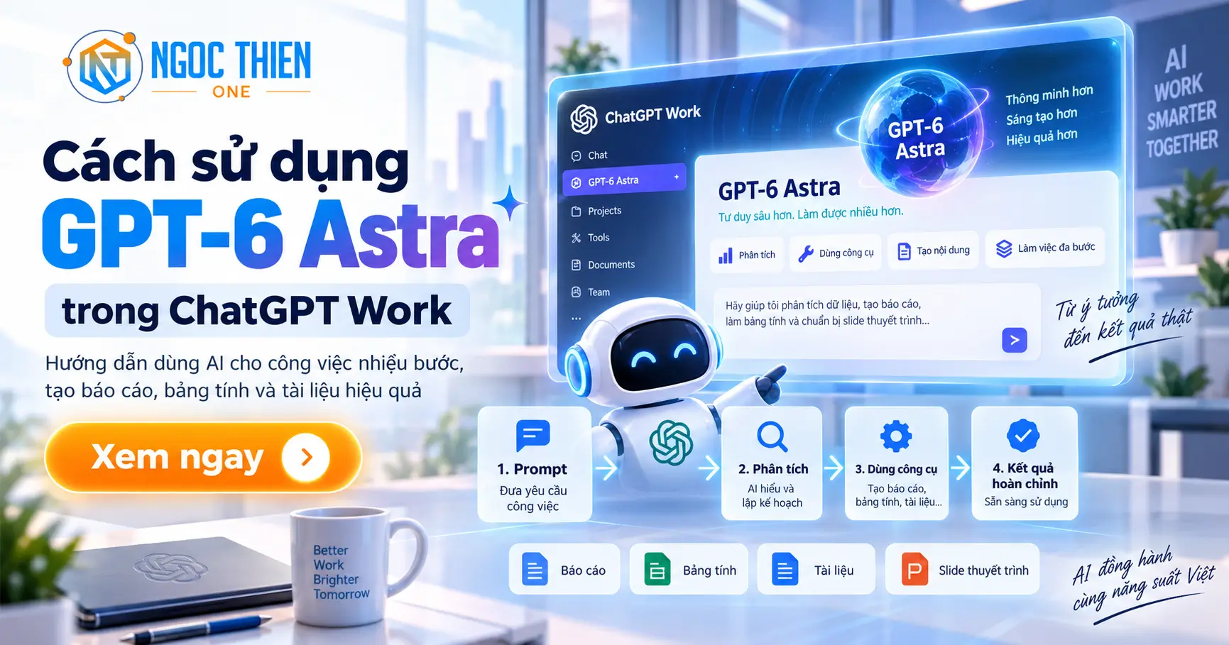 Cách sử dụng GPT-6 Astra trong ChatGPT Work