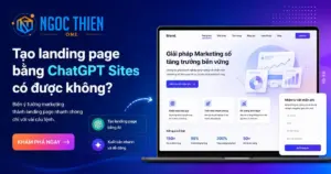 Tạo landing page bằng ChatGPT Sites có được không?