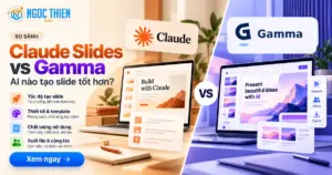 Ảnh đại diện so sánh Claude Slides và Gamma