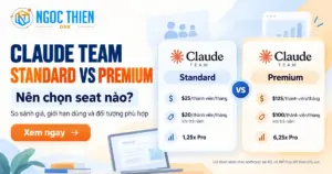 So sánh Claude Team Standard và Premium về giá và hạn mức sử dụng