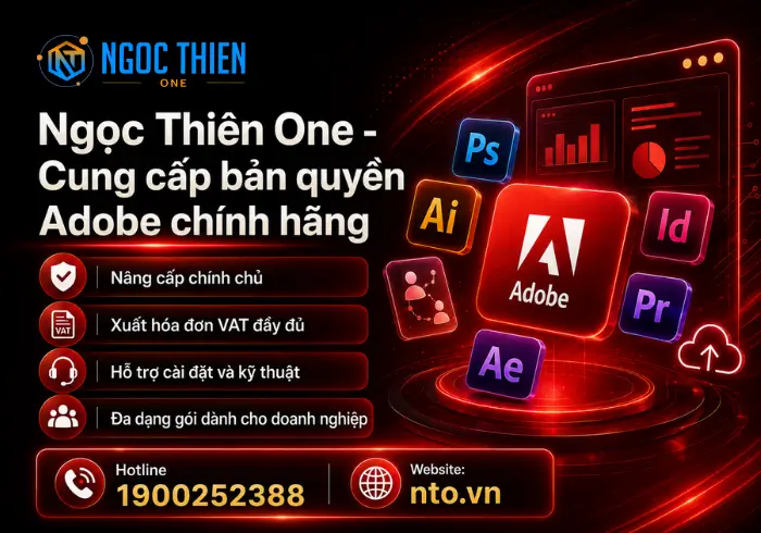 Mua Adobe bản quyền chính chủ có xuất hóa đơn VAT