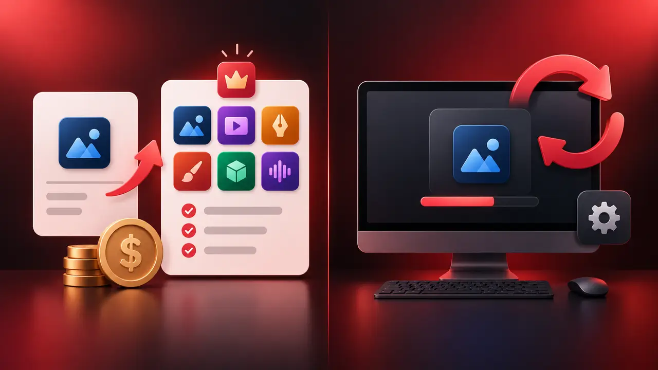 Nâng cấp gói Adobe khác cập nhật ứng dụng như thế nào?