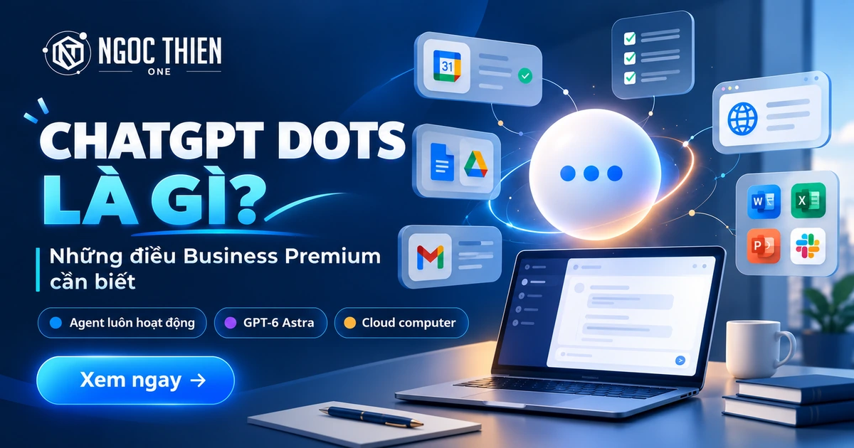 ChatGPT dots là AI agent luôn hoạt động dành cho ChatGPT Business Premium