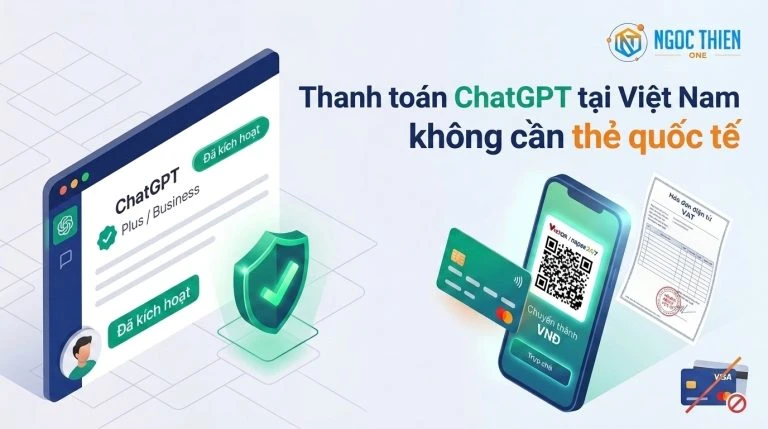 Cách thanh toán ChatGPT tại Việt Nam không cần thẻ quốc tế qua chuyển khoản ngân hàng VNĐ tại NTO